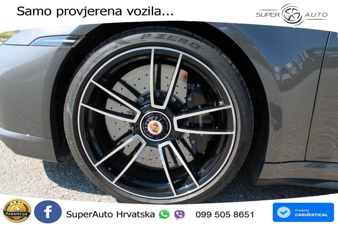 Porsche 911 Turbo S Cabriolet 3.8 (650 KS) PDK ZRAČNI+ACC+GR SJED+360