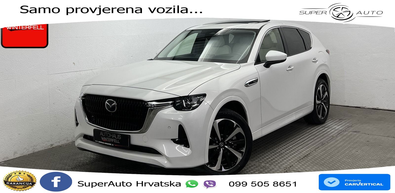 Mazda CX-60 2.5 e-Skyactiv (328 KS) AWD Automatic ACC+HEAD+4xGR SJED+360+PANO