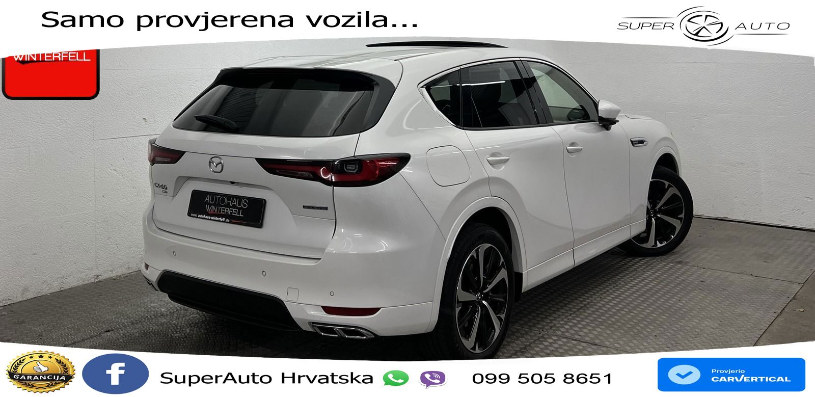 Mazda CX-60 2.5 e-Skyactiv (328 KS) AWD Automatic ACC+HEAD+4xGR SJED+360+PANO