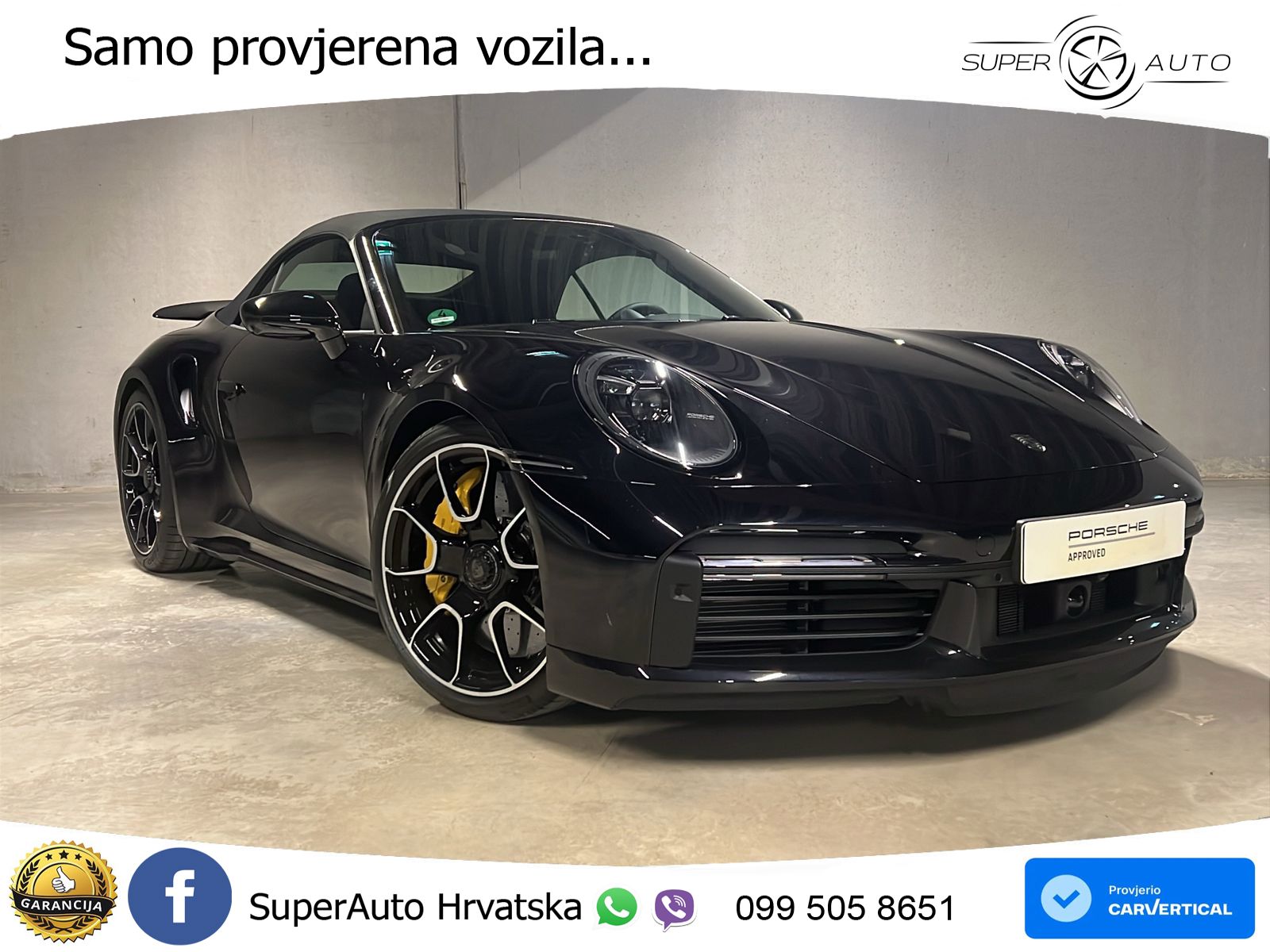 Porsche 911 Turbo S Cabriolet 3.8 (650 KS) PDK LED+GR SJED+ACC