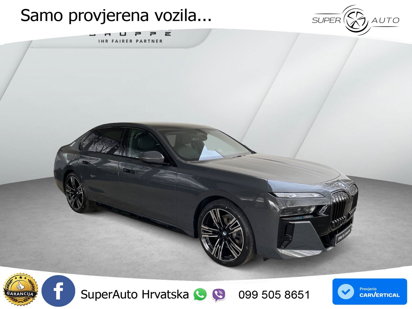 BMW 740d (299 KS) xDrive Steptronic M Sport ZRAČNI+ACC+4xGR SJED+KAM