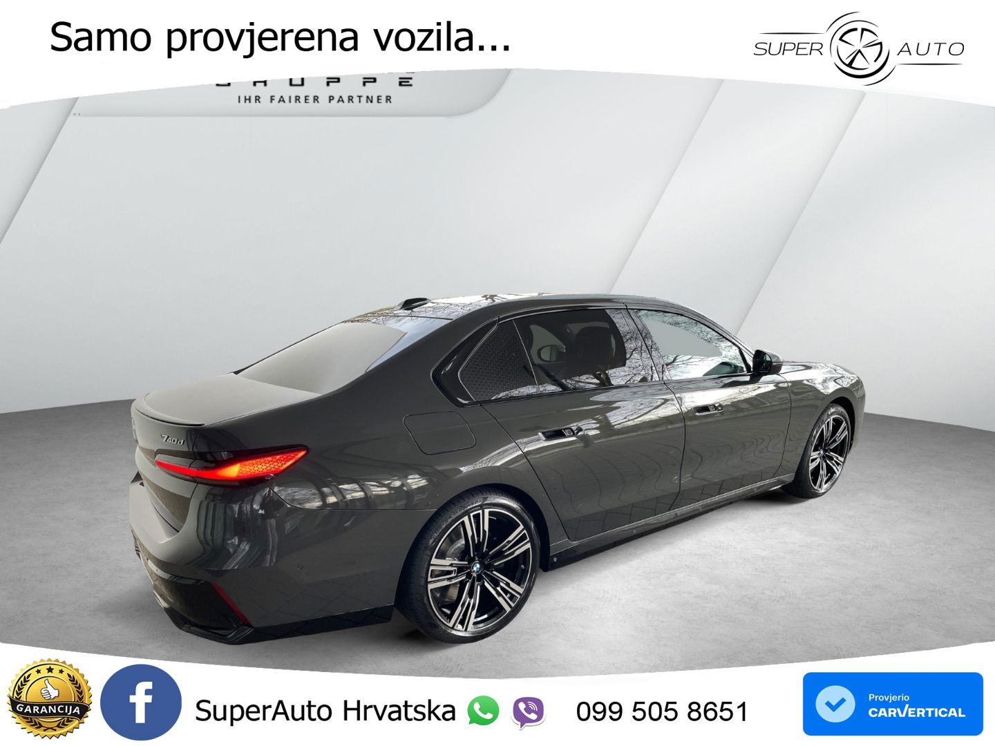 BMW 740d (299 KS) xDrive Steptronic M Sport ZRAČNI+ACC+4xGR SJED+KAM
