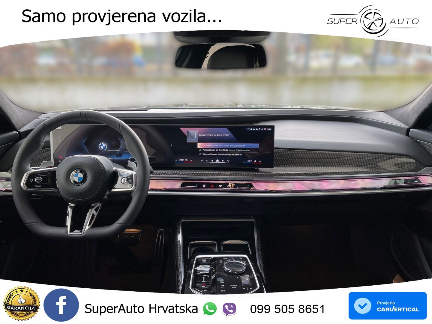 BMW 740d (299 KS) xDrive Steptronic M Sport ZRAČNI+ACC+4xGR SJED+KAM