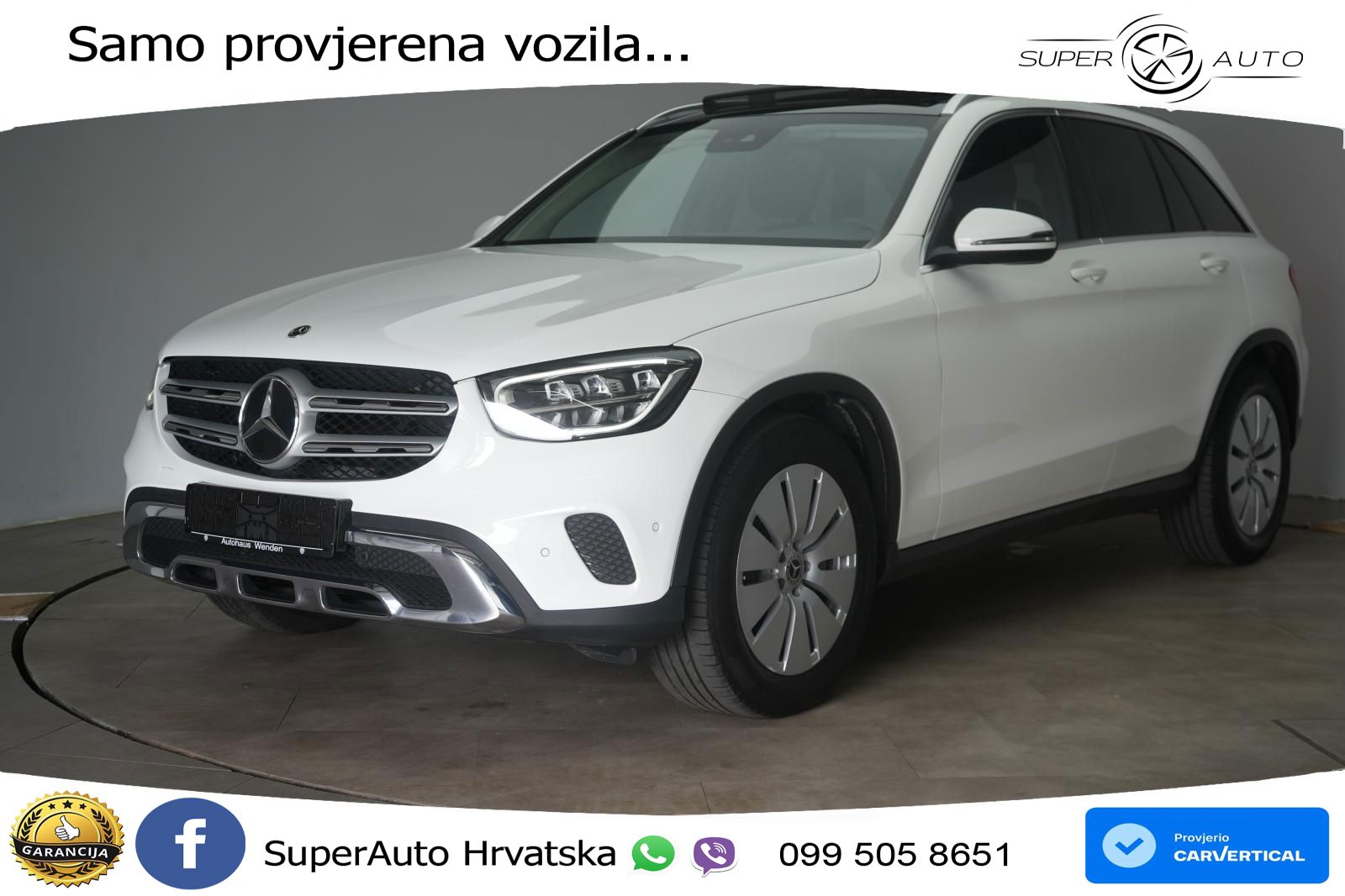 Mercedes GLC 220d (194 KS) 4MATIC G-TRONIC LED+GR SJED+ACC
