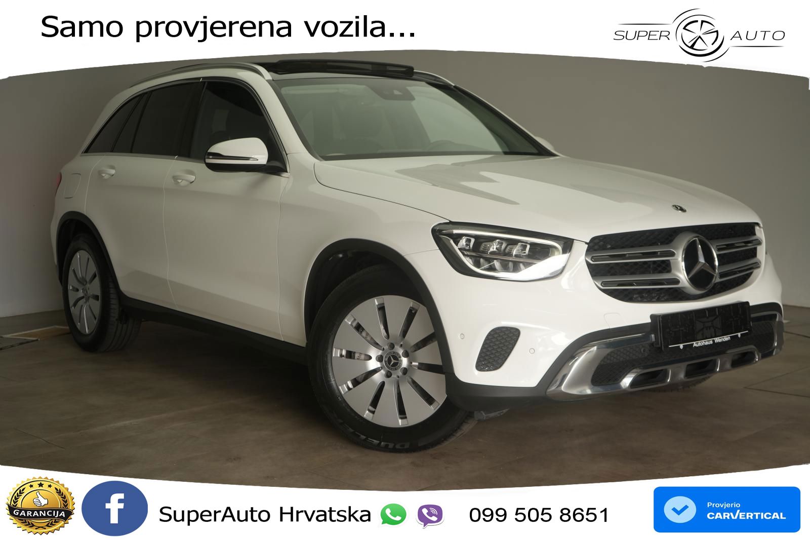 Mercedes GLC 220d (194 KS) 4MATIC G-TRONIC LED+GR SJED+ACC