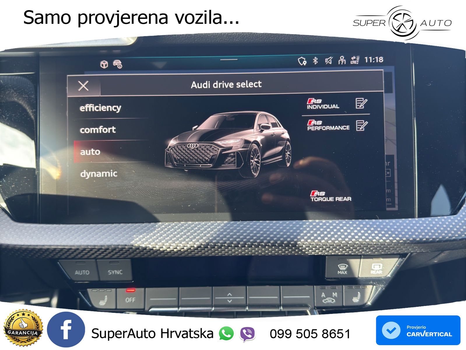 Audi RS3 Sedan 2.5 TFSI (400 KS) quattro S tronic LED+GR SJED+ACC