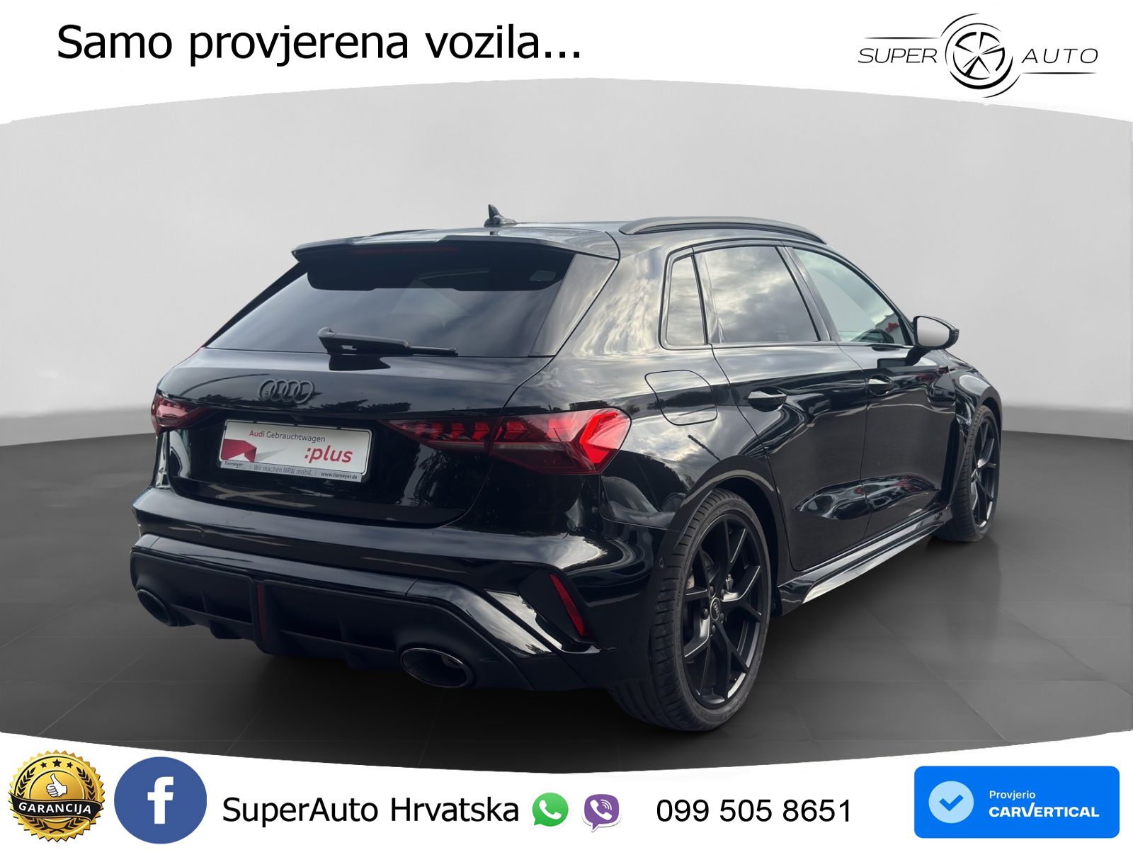Audi RS3 Sedan 2.5 TFSI (400 KS) quattro S tronic LED+GR SJED+ACC