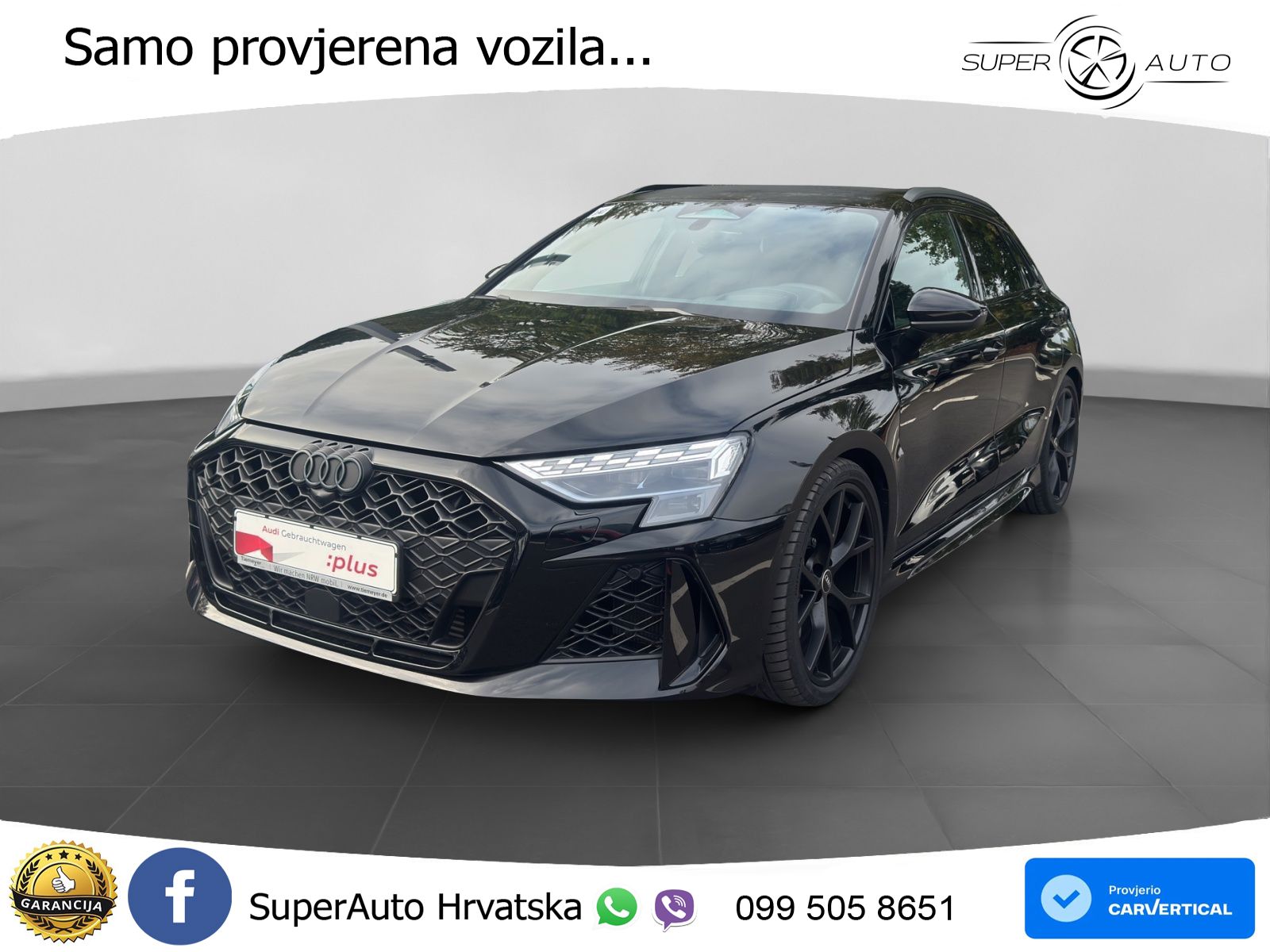 Audi RS3 Sedan 2.5 TFSI (400 KS) quattro S tronic LED+GR SJED+ACC