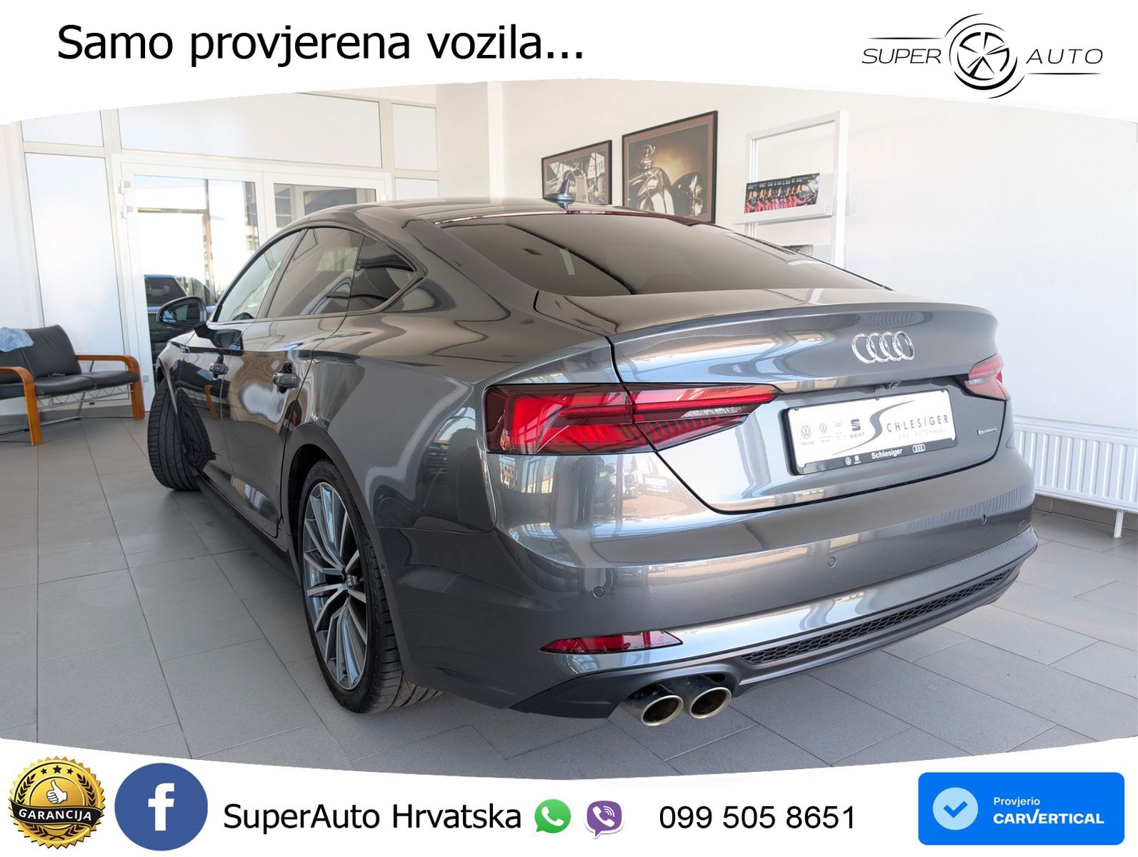 Audi A5 Sportback 50 TDI V6 (286 KS) quattro Tiptronic S line LED+GR SJED+ACC