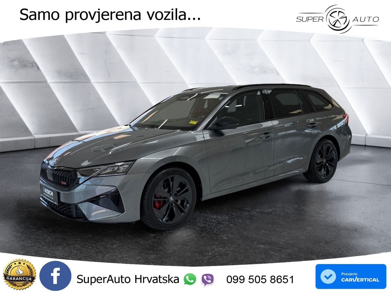 Škoda Octavia Combi RS 2.0 TSI (265 KS) DSG MATRIX+GR SJED+KAM