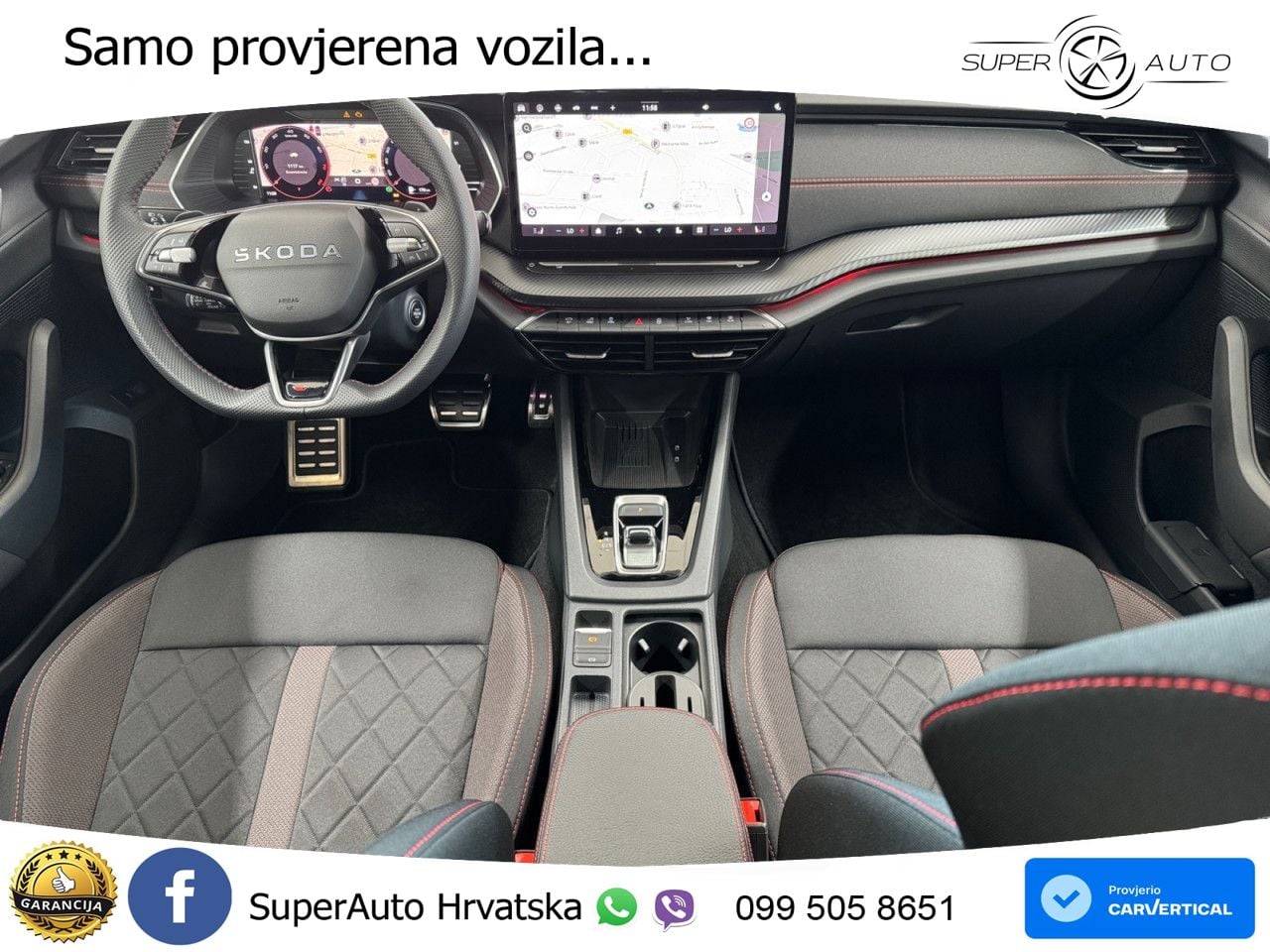 Škoda Octavia Combi RS 2.0 TSI (265 KS) DSG MATRIX+GR SJED+KAM