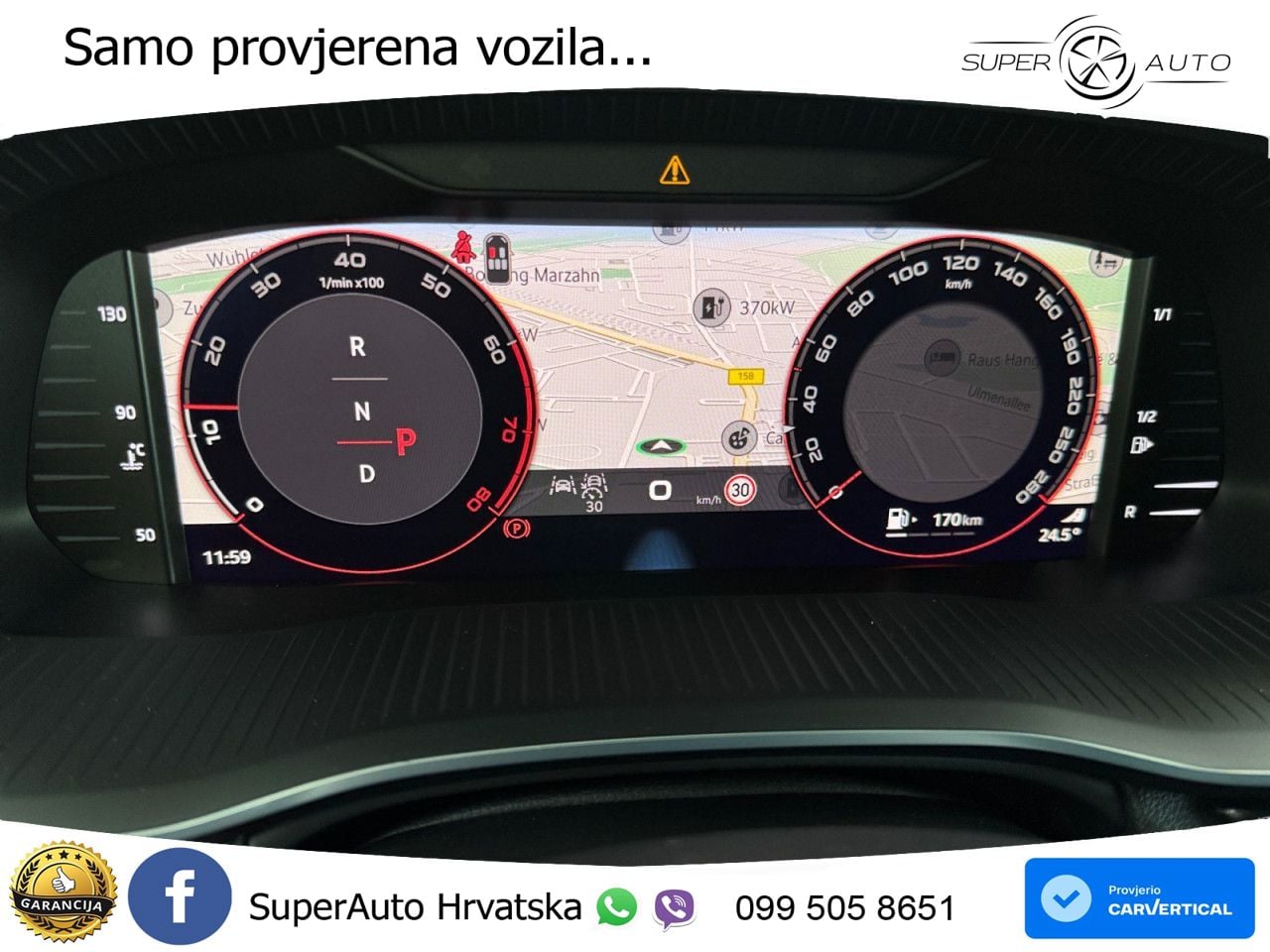 Škoda Octavia Combi RS 2.0 TSI (265 KS) DSG MATRIX+GR SJED+KAM