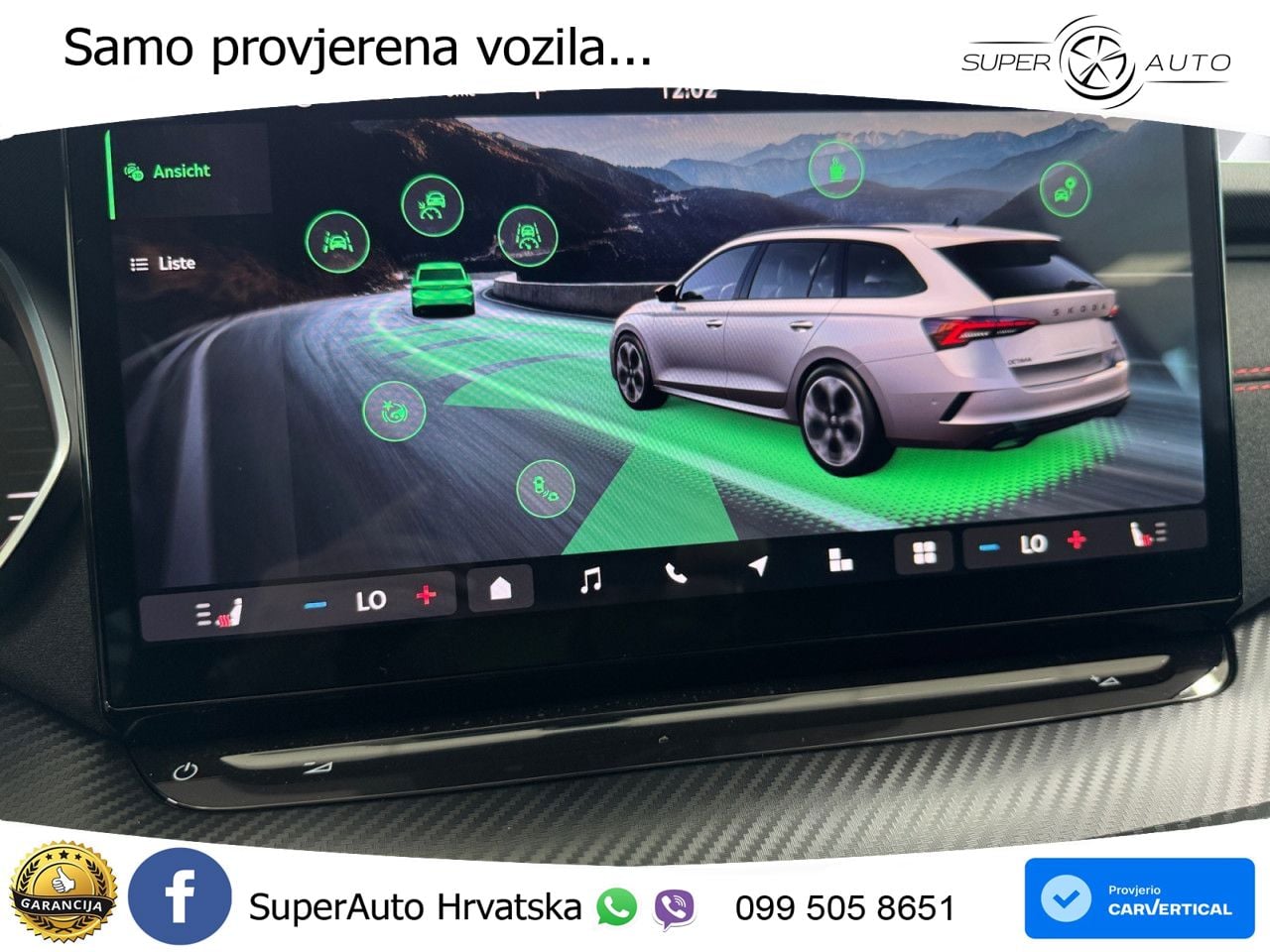 Škoda Octavia Combi RS 2.0 TSI (265 KS) DSG MATRIX+GR SJED+KAM