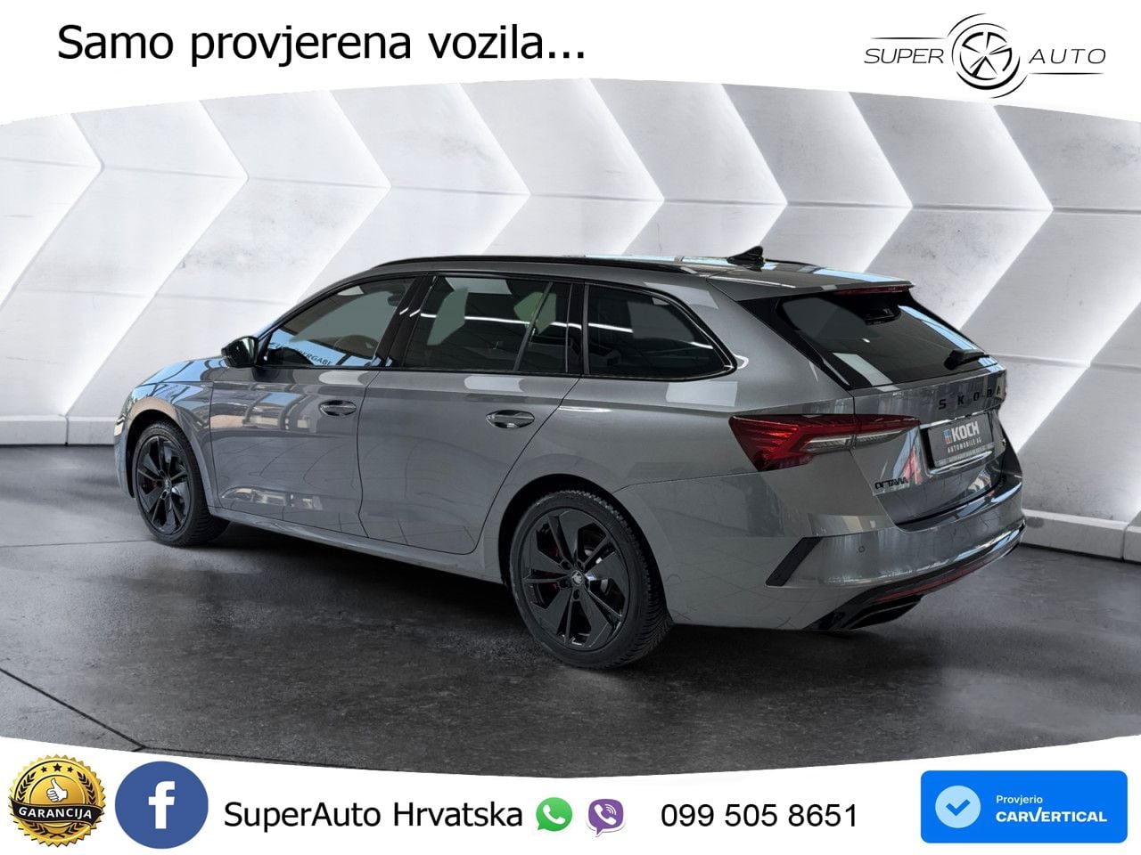 Škoda Octavia Combi RS 2.0 TSI (265 KS) DSG MATRIX+GR SJED+KAM