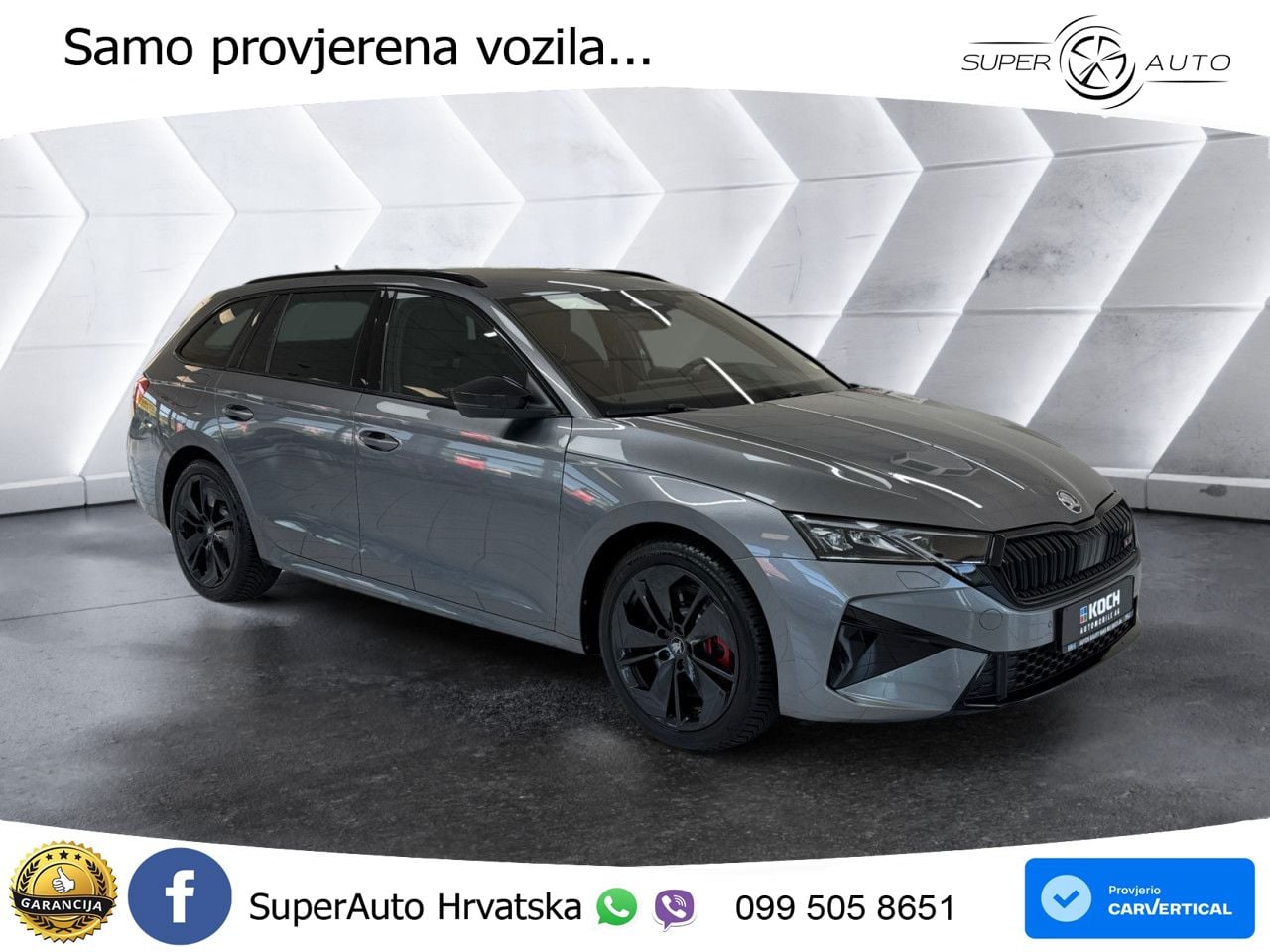 Škoda Octavia Combi RS 2.0 TSI (265 KS) DSG MATRIX+GR SJED+KAM