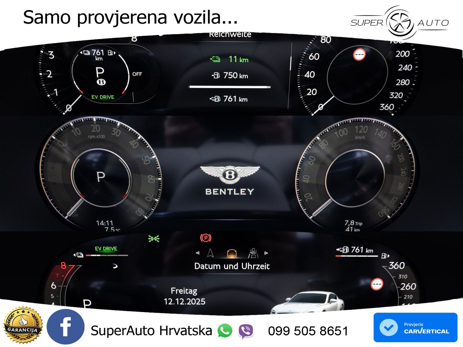 Bentley Continental GT IV 4.0 V8 TFSi (680 KS) AWD DCT LED+GR SJED+ACC