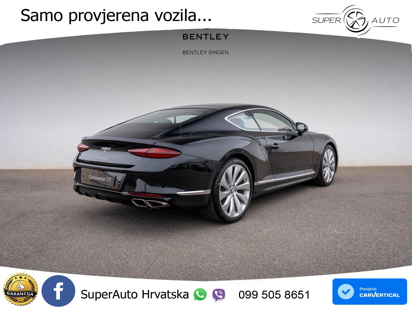 Bentley Continental GT IV 4.0 V8 TFSi (680 KS) AWD DCT LED+GR SJED+ACC