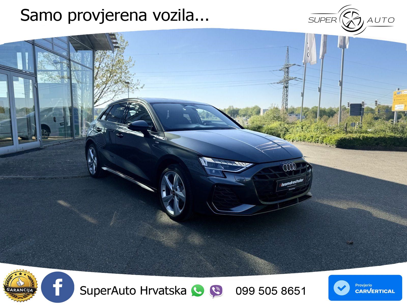 Audi A3 Sportback 40 TFSI (204 KS) quattro S tronic S line