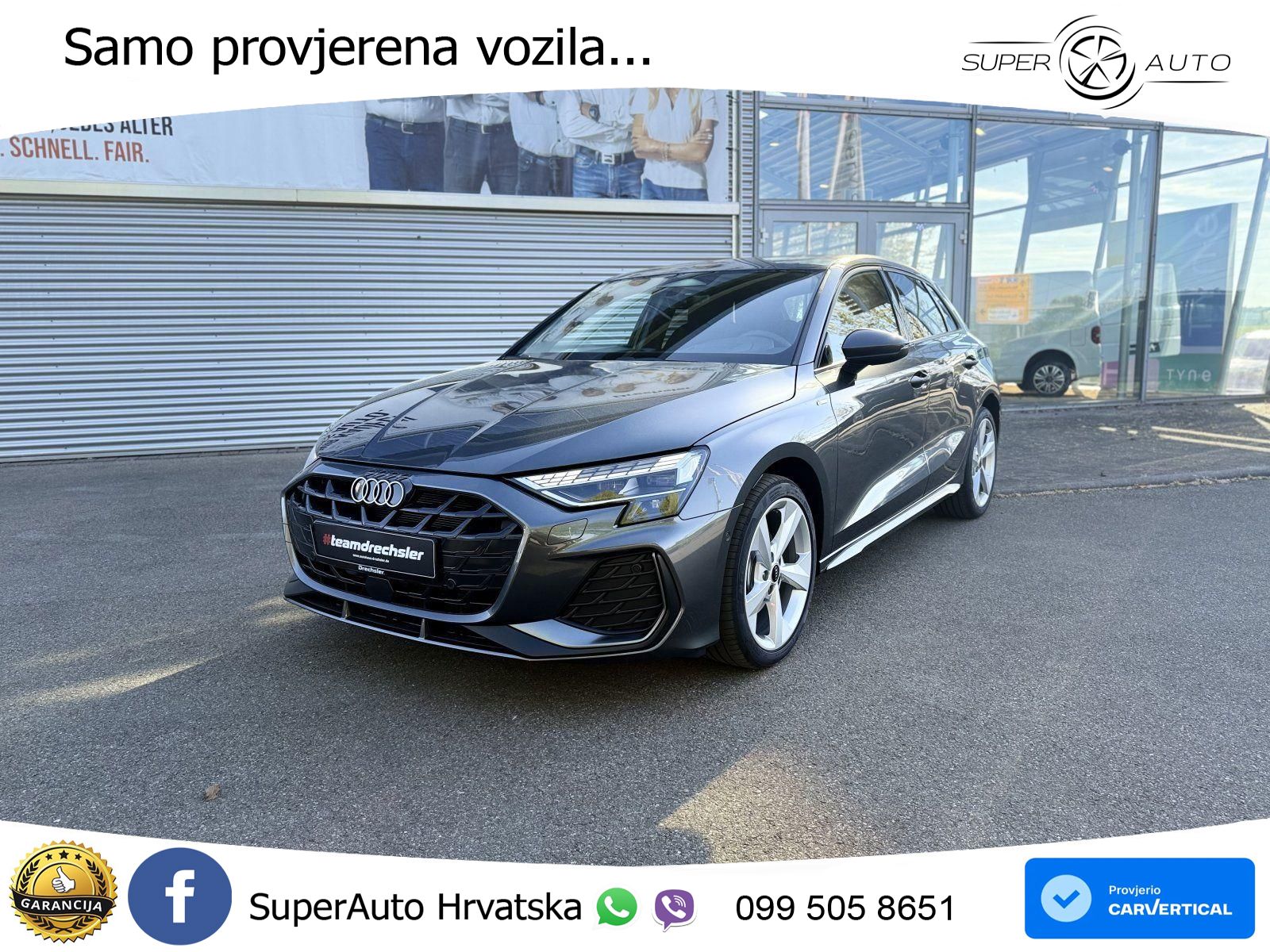 Audi A3 Sportback 40 TFSI (204 KS) quattro S tronic S line