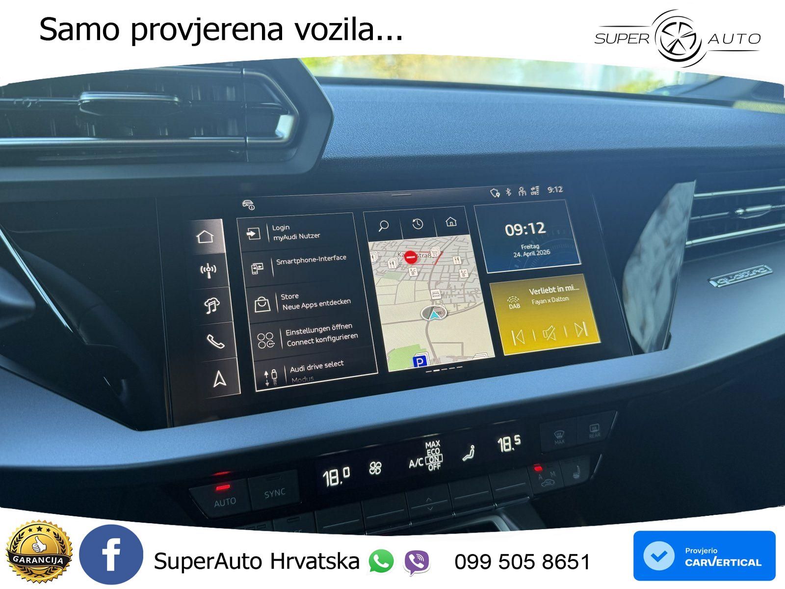 Audi A3 Sportback 40 TFSI (204 KS) quattro S tronic S line