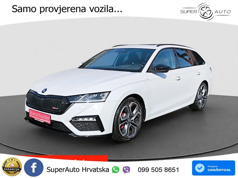 Škoda Octavia Combi RS 2.0 TSI (245 KS) DSG MATRIX+GR SJED+KAM