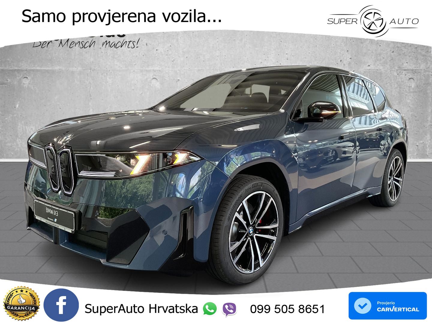 BMW iX3 40 82.6 kWh (320 KS) M Sport LED+GR SJED+ACC