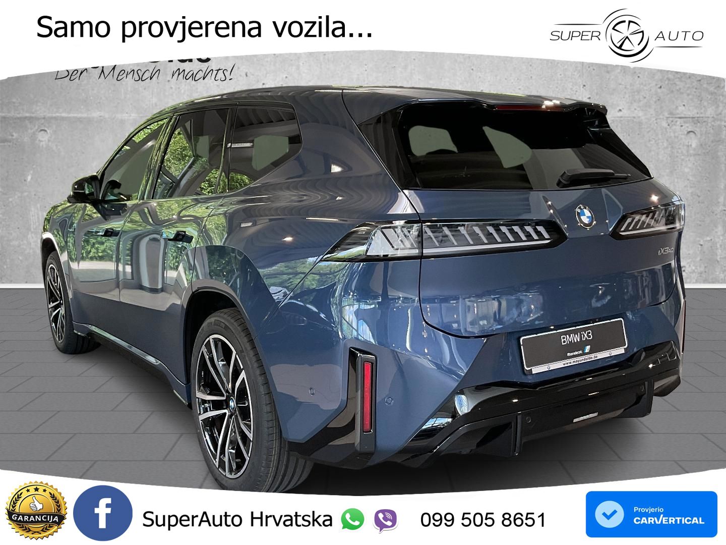 BMW iX3 40 82.6 kWh (320 KS) M Sport LED+GR SJED+ACC