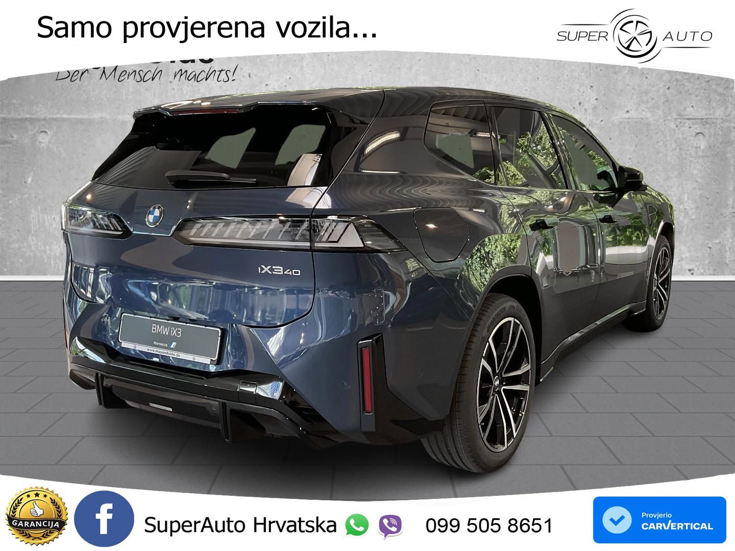 BMW iX3 40 82.6 kWh (320 KS) M Sport LED+GR SJED+ACC