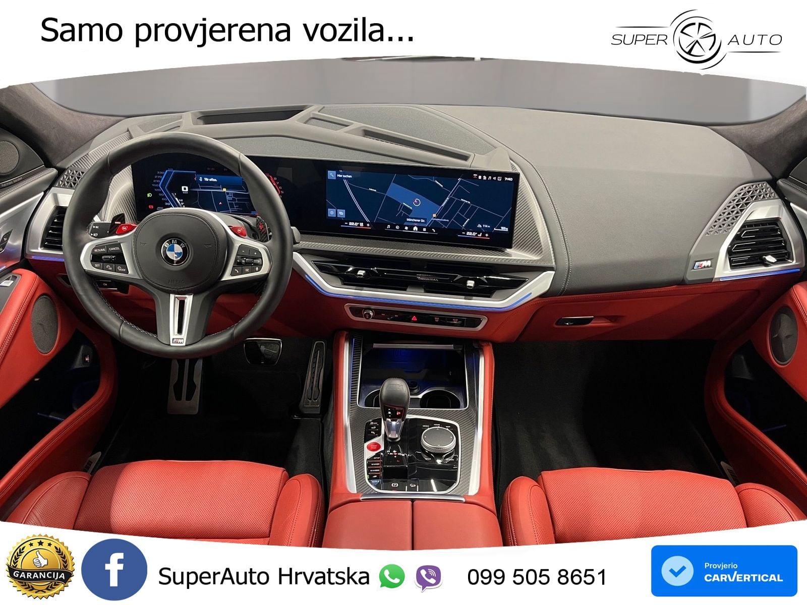 BMW XM 50e (476 KS) M xDrive M Steptronic LED+GR SJED+ACC