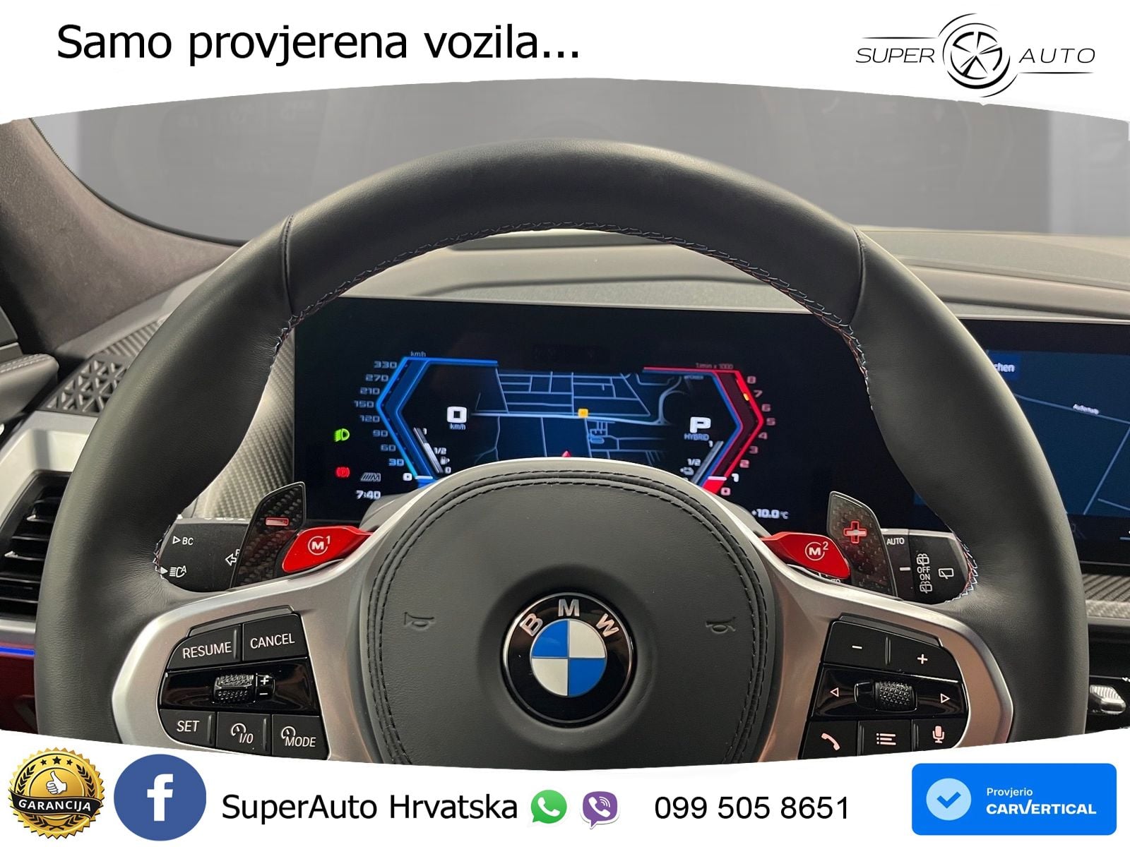 BMW XM 50e (476 KS) M xDrive M Steptronic LED+GR SJED+ACC