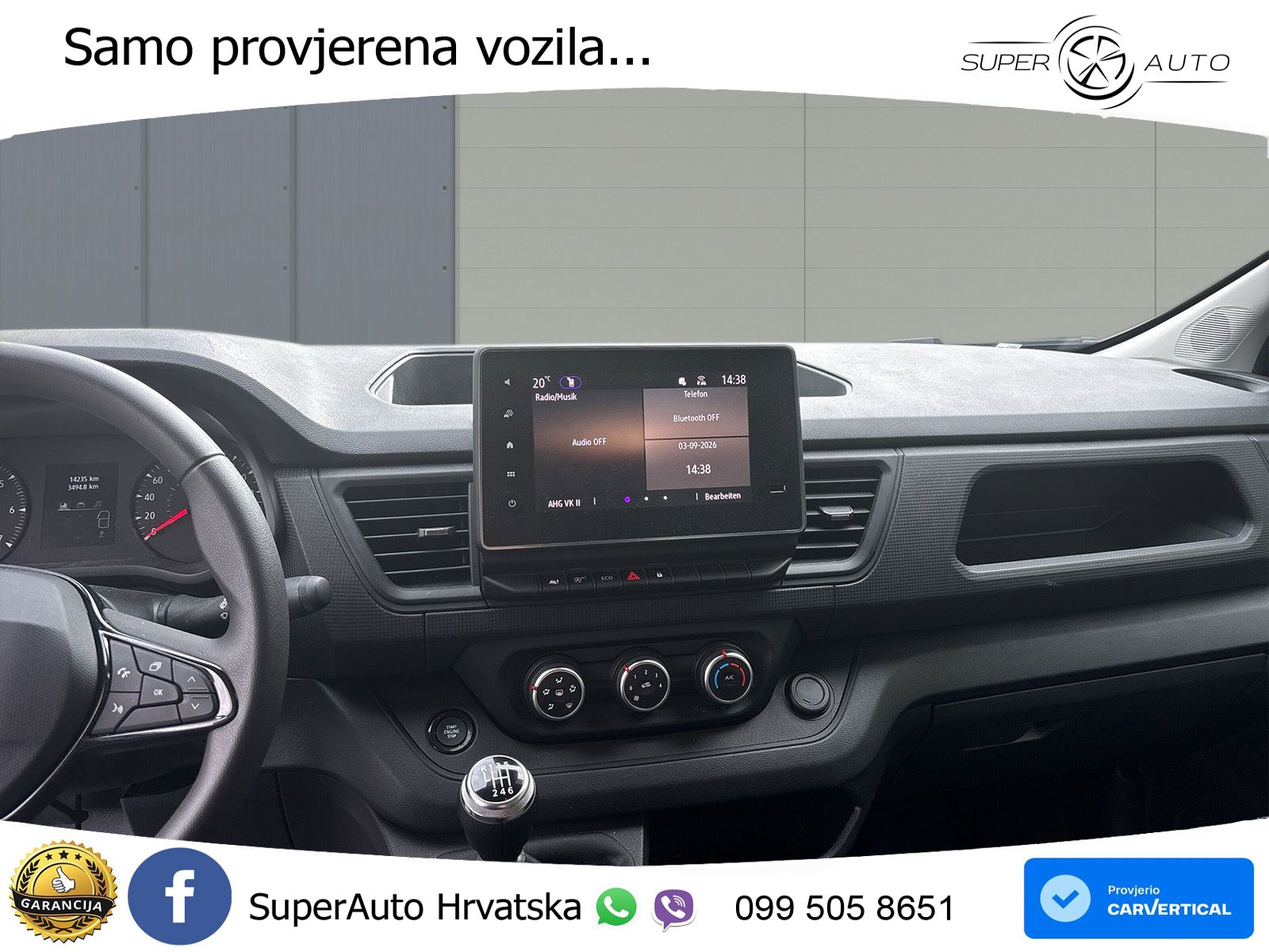 Renault Trafic Lkw Komfort L1H1 2,8t Blue dCi 130 MY24 131 KS