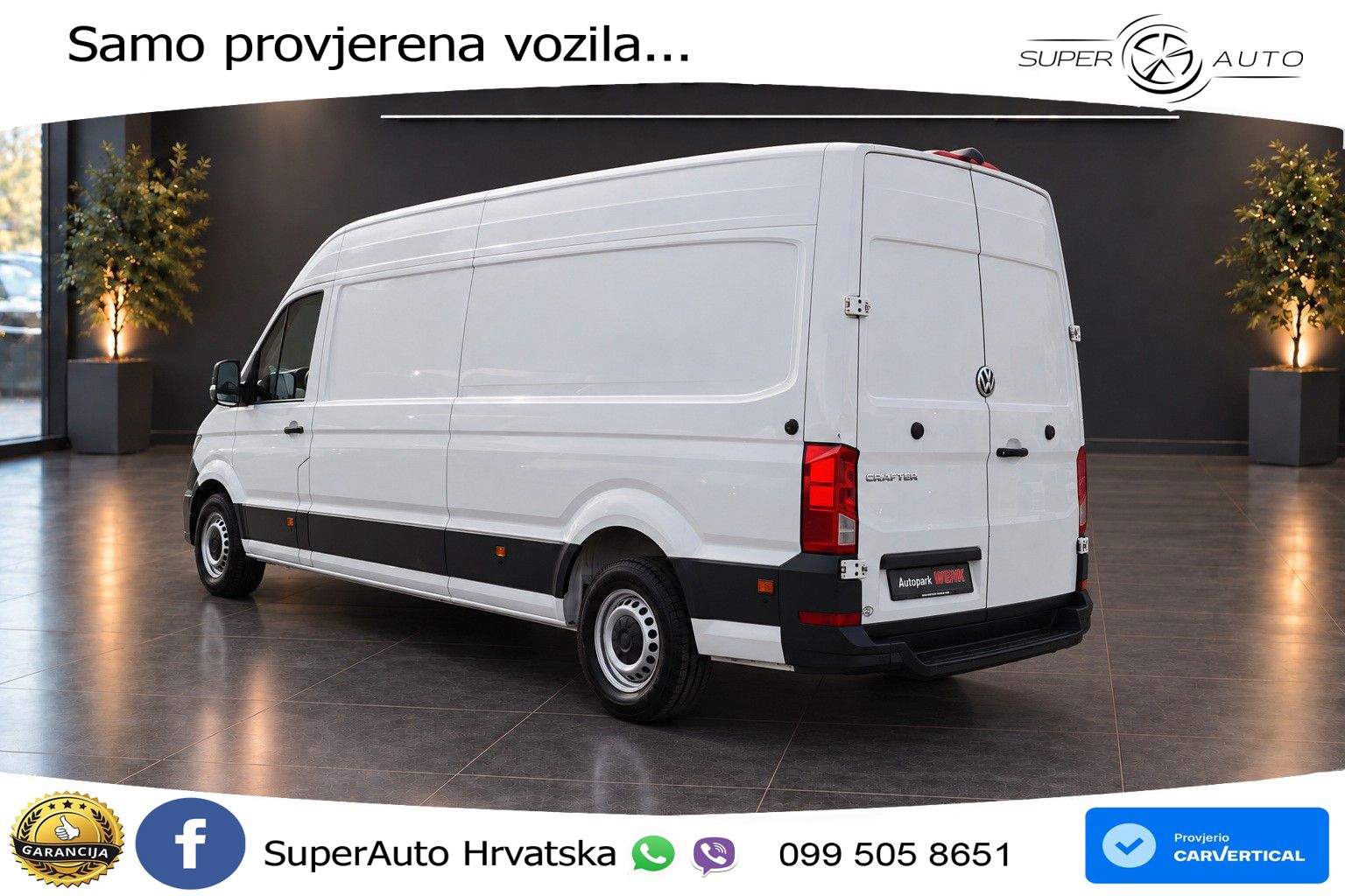 Volkswagen Crafter Kasten 35 H3L4 KLIMA TEMPOMAT 140 KS