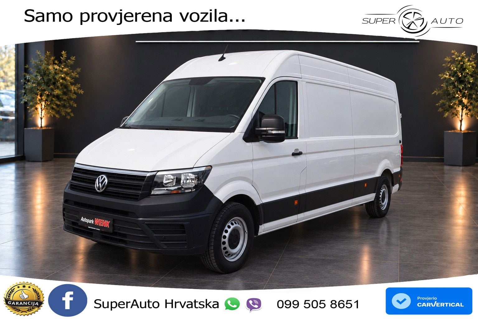 Volkswagen Crafter Kasten 35 H3L4 KLIMA TEMPOMAT 140 KS