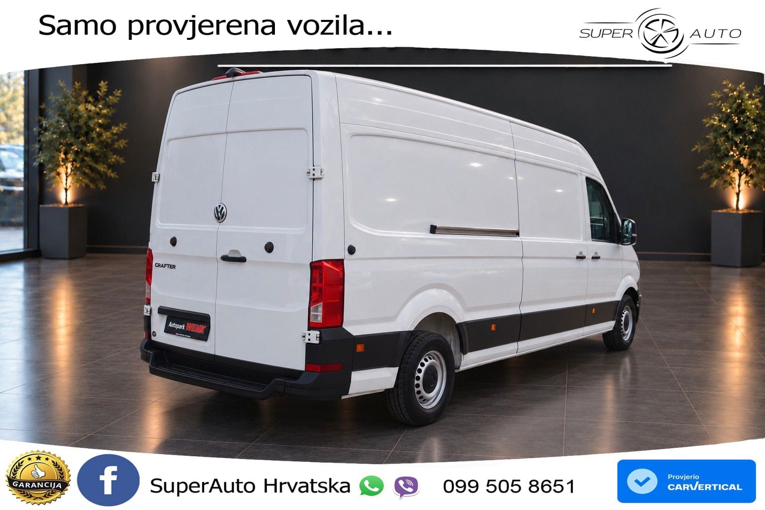 Volkswagen Crafter Kasten 35 H3L4 KLIMA TEMPOMAT 140 KS