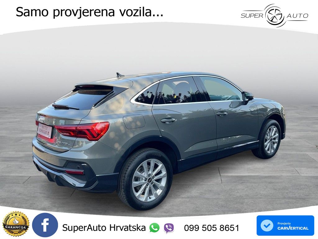Audi Q3 Sportback 45 TFSIe (245 KS) S tronic LED+GR SJED+ACC