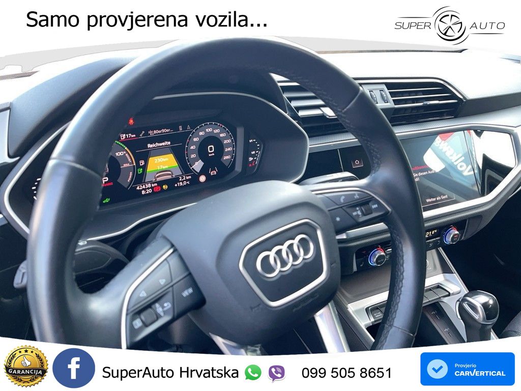 Audi Q3 Sportback 45 TFSIe (245 KS) S tronic LED+GR SJED+ACC