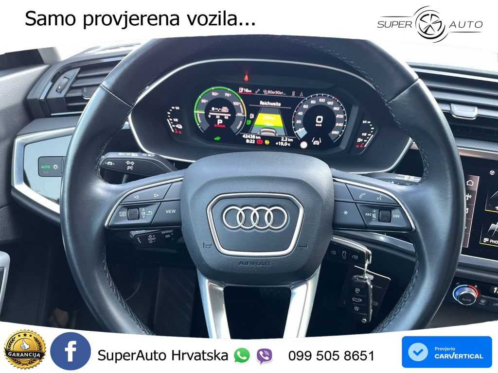 Audi Q3 Sportback 45 TFSIe (245 KS) S tronic LED+GR SJED+ACC