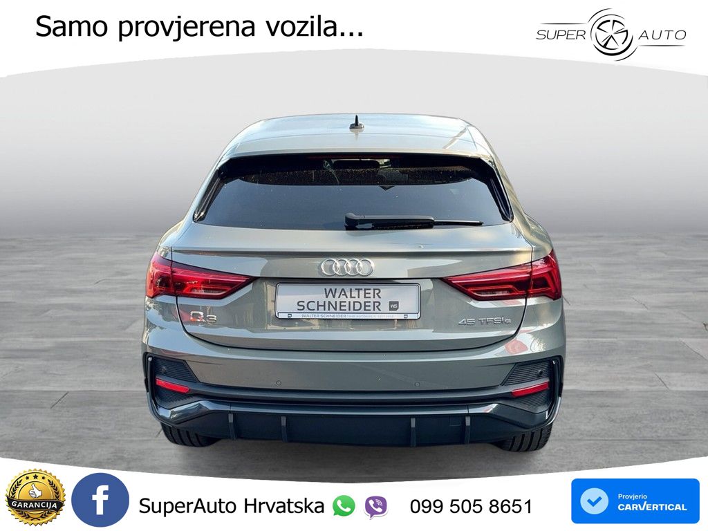Audi Q3 Sportback 45 TFSIe (245 KS) S tronic LED+GR SJED+ACC