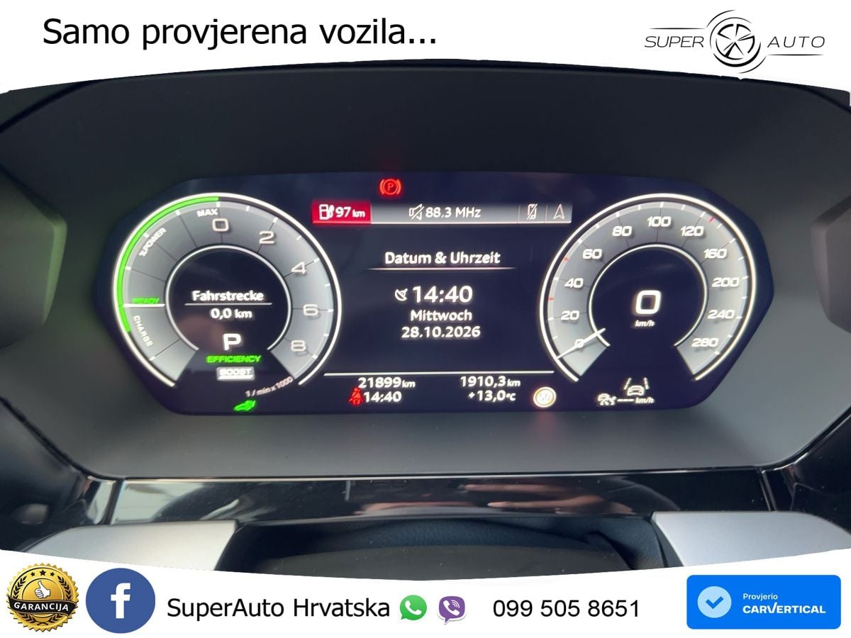 Audi A3 40 TFSIe (204 KS) S tronic advanced LED+GR SJED+ACC