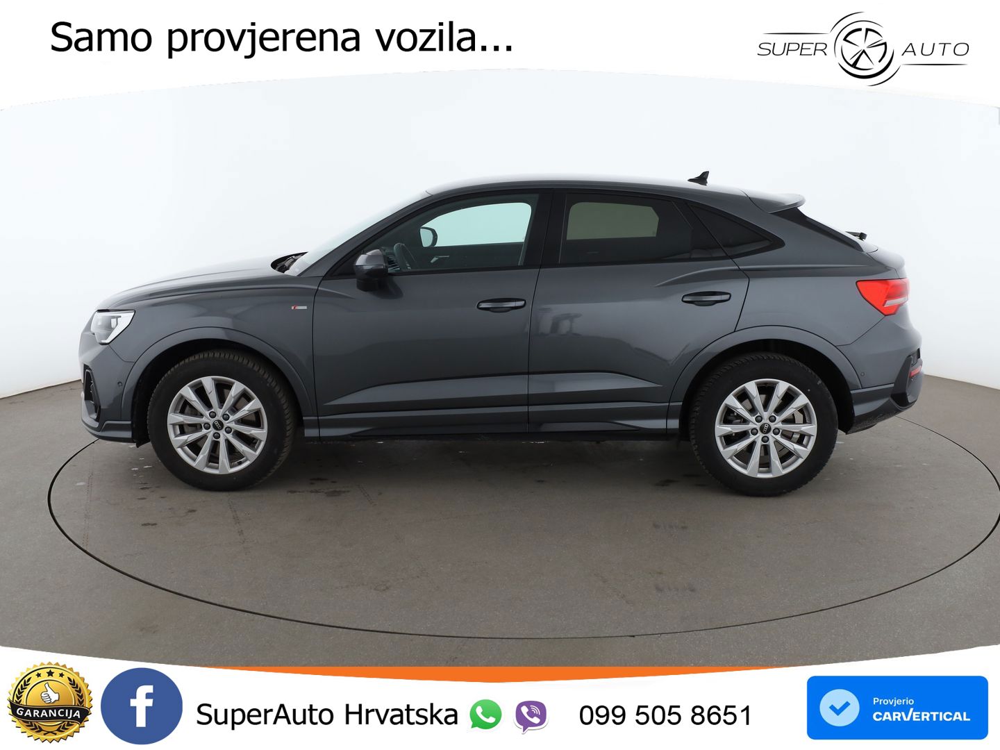 Audi Q3 II Sportback 45 TFSI (245 KS) quattro S tronic S line LED+GR SJED+ACC