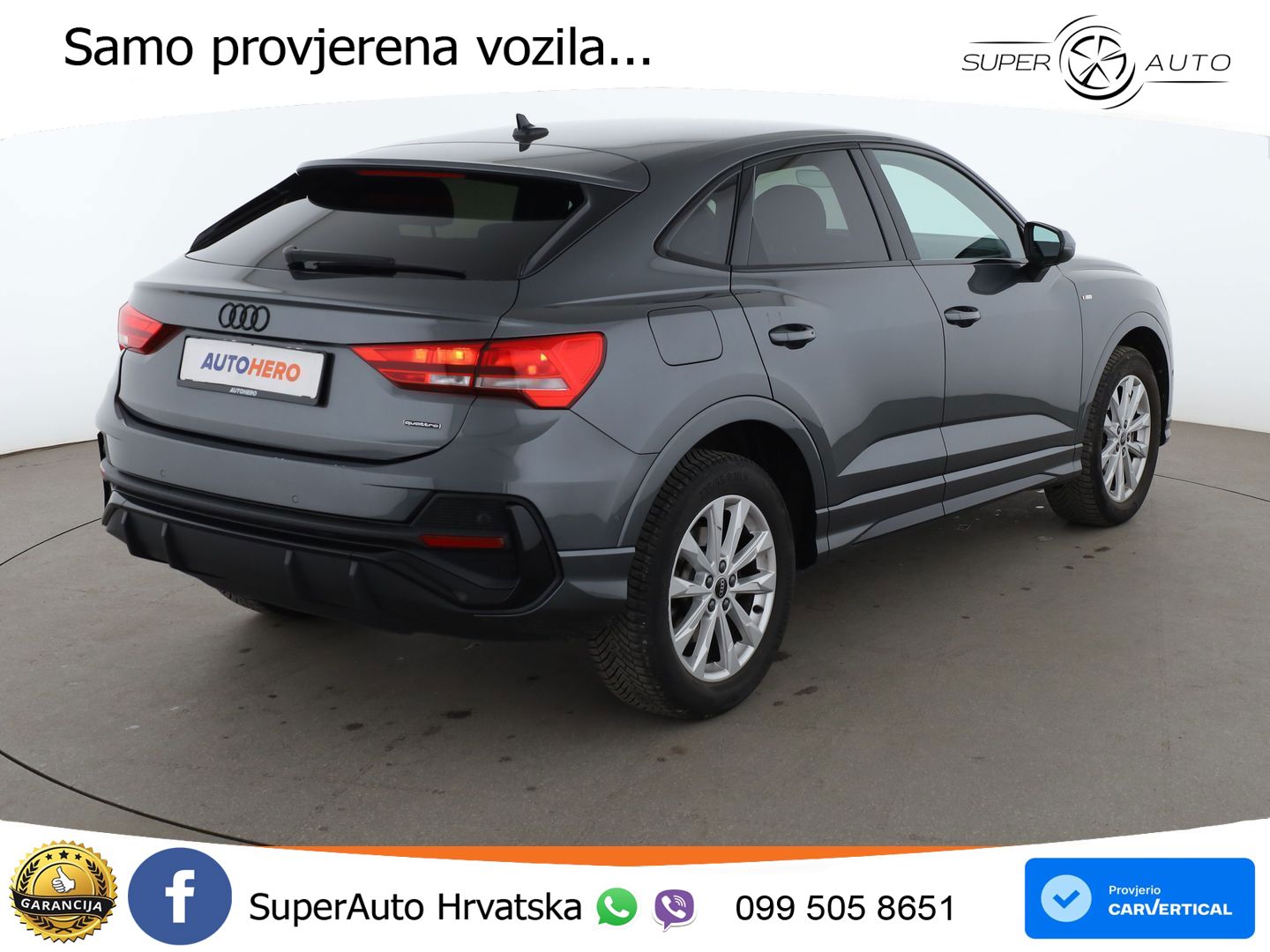 Audi Q3 II Sportback 45 TFSI (245 KS) quattro S tronic S line LED+GR SJED+ACC