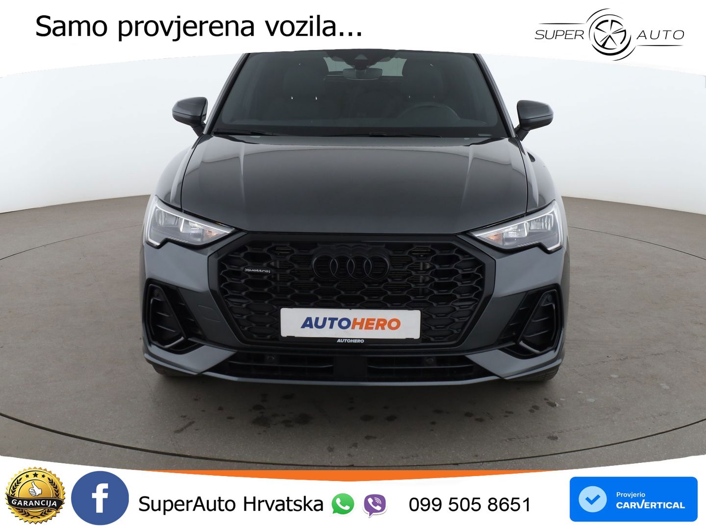 Audi Q3 II Sportback 45 TFSI (245 KS) quattro S tronic S line LED+GR SJED+ACC