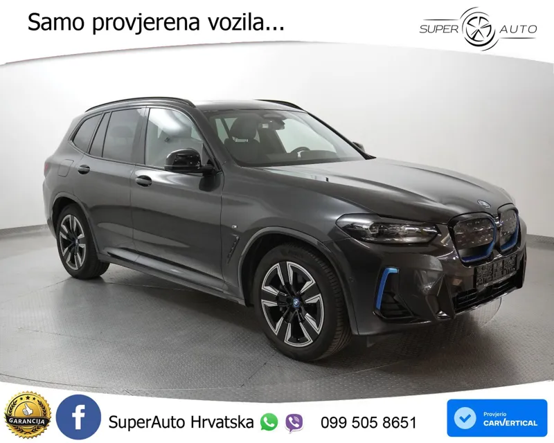 BMW iX3 80 kWh (286 KS) M Sport LED+GR SJED+ACC