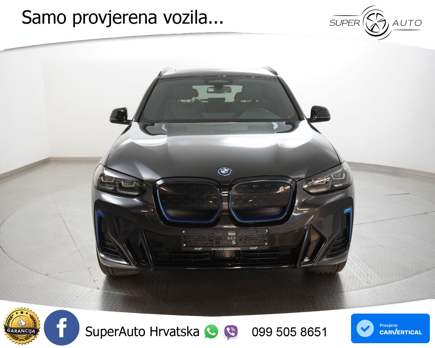 BMW iX3 80 kWh (286 KS) M Sport LED+GR SJED+ACC