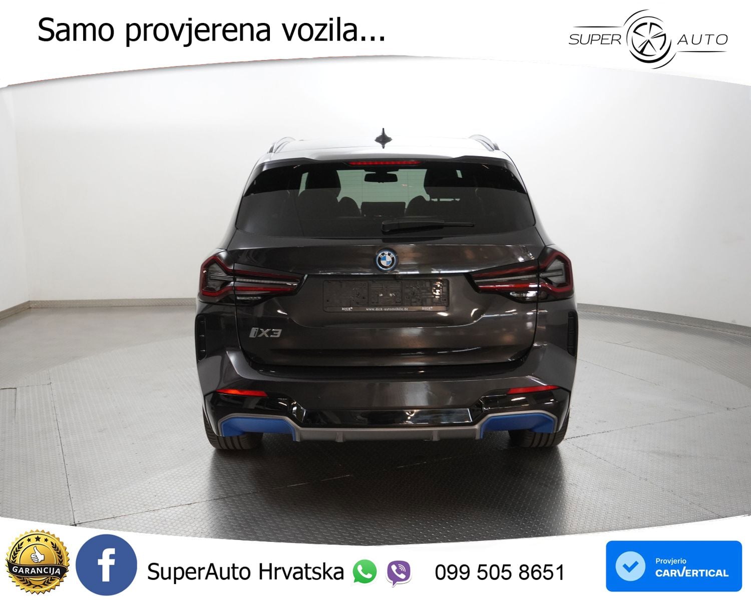 BMW iX3 80 kWh (286 KS) M Sport LED+GR SJED+ACC
