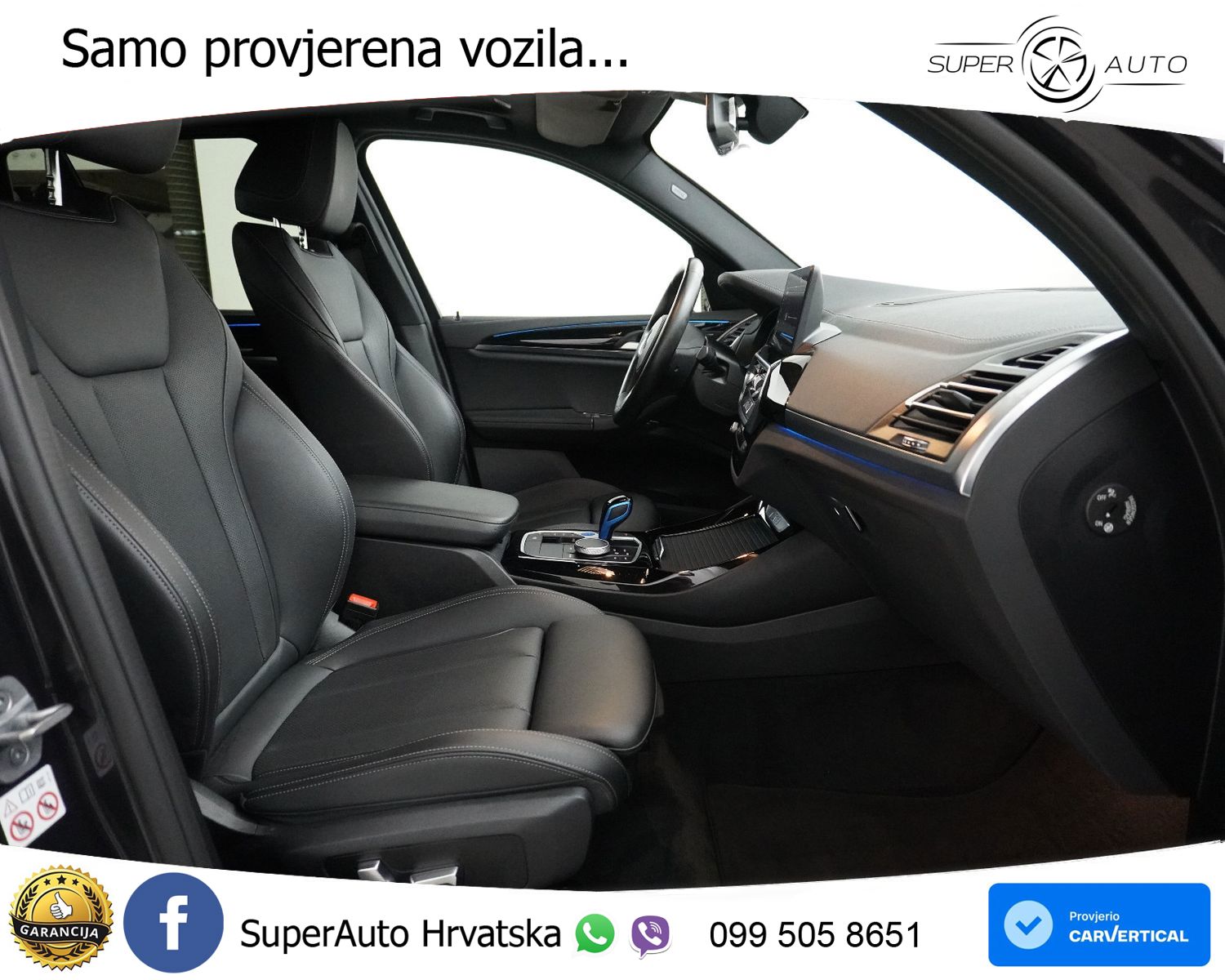 BMW iX3 80 kWh (286 KS) M Sport LED+GR SJED+ACC