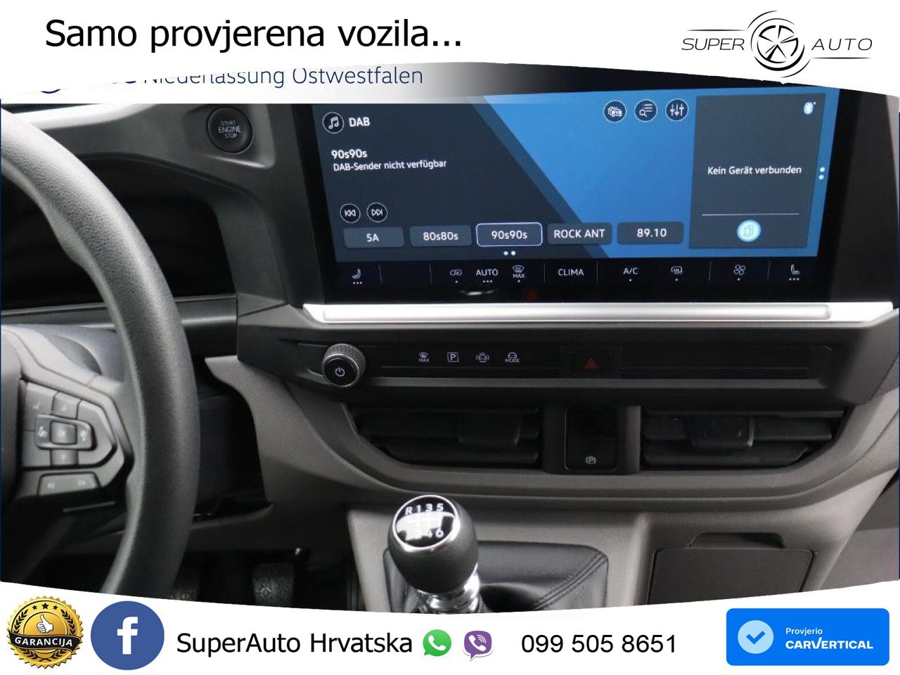 Volkswagen Transporter Kasten kurzer Radstand Sitzhzg Klima 110 KS