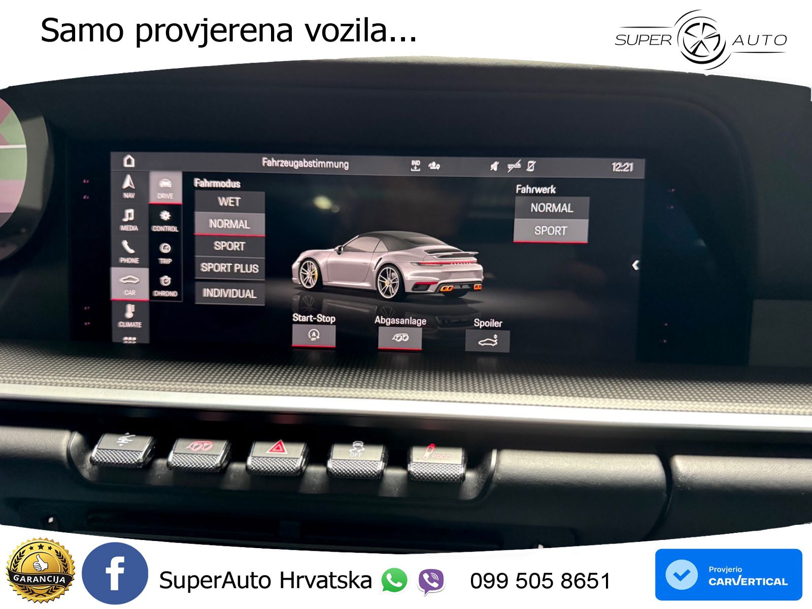 Porsche 911 Turbo S Cabriolet 3.8 (650 KS) PDK ZRAČNI+ACC+GR SJED+KAM