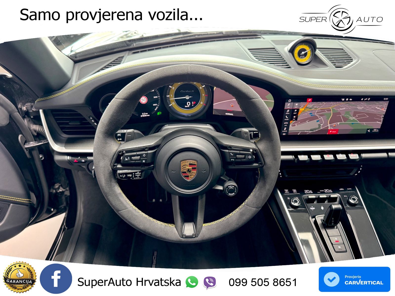 Porsche 911 Turbo S Cabriolet 3.8 (650 KS) PDK ZRAČNI+ACC+GR SJED+KAM