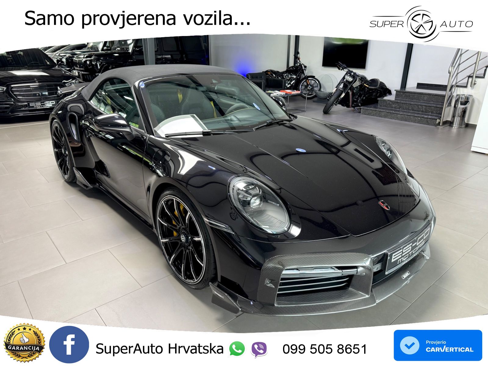 Porsche 911 Turbo S Cabriolet 3.8 (650 KS) PDK ZRAČNI+ACC+GR SJED+KAM